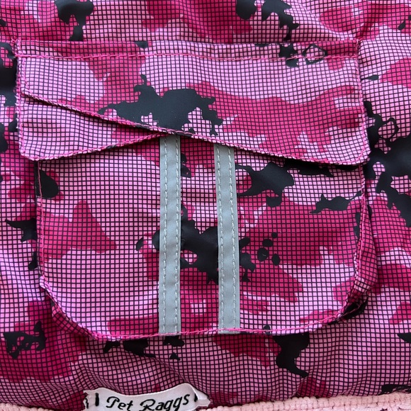 Camouflage Print Pink Fur Lined Jacket - Picture 6 of 11